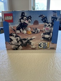 Lego Creator 3 in 1 #31021 Cat/Dog/Bunny/Mouse #31133 White Bunny Used Complete