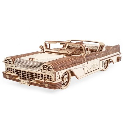 3D Wooden Puzzle Dream Cabriolet VM-05 Mechanical Model Car Kit UGEARS