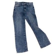 Joe's Jeans HIGH RISE CROP BOOTCUT Jeans Size 28 Dark Blue  NWT Lite Stretch