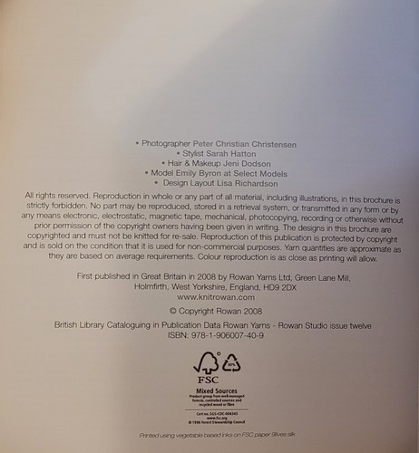 Y2K Fashion Rowan Studio Issue 12 Eccentricity Knitting Pattern Book - Picture 10 of 10