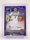 DARRION WILLIAMS 2025-26 BOWMAN CHROME U 1ST PURPLE REFRACTOR AUTO Q2045