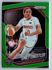 2025 Panini Prizm WNBA #84 Emily Engstler Green Prizms