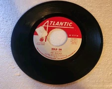 The Rascals Atlantic 45-5695 Promo Record Hold On Plug Side I Believe 45RPM