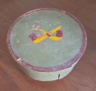 Antique American Painted Pantry Box Bentwood Pipe Box Country Kitchen