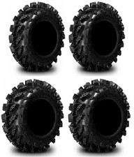 Full Set Of Interco Swamp Lite 26x10-12 And 26x12-12 Atv Tires 4