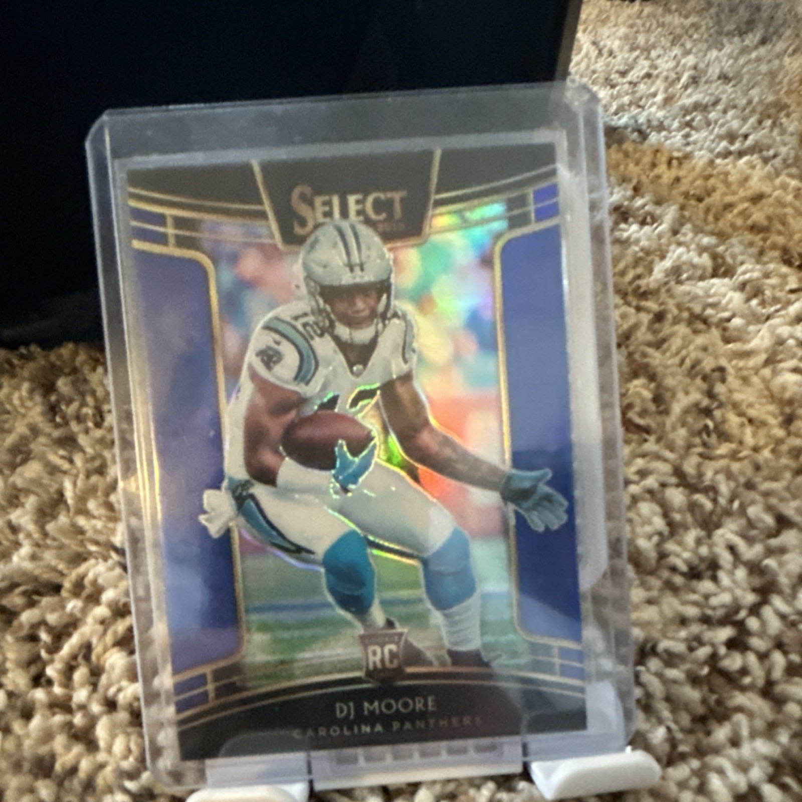 2018 Panini Select Blue Prizm DJ Moore #84 /175 Rookie Carolina Panthers