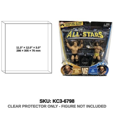 Protector For Jazwares WWE All Stars CM Punk and Stone Cold Steve Austin 2 Pack