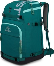 Ski Boot Bag, 55L Waterproof Ski and Snowboard Boots Travel Backpack for Skis...