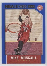 2015-16 Panini NBA Hoops Blue 229/399 Mike Muscala #16 0q3
