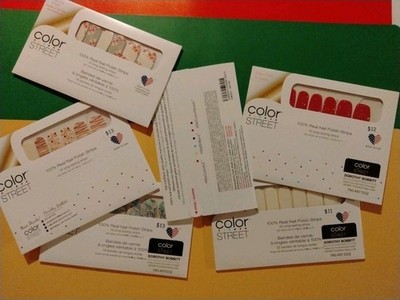 COLOR STREET (you pick) 100% Real Nail Polish Strips FREE SHIP (16 strips) New