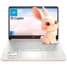 2025 HP 14 Student Laptop,Intel Processor N150,UpTo 16GB 384GB Office 365