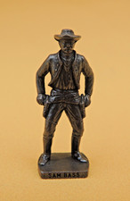 KINDER Métal - SAM BASS - Cowboy de l'Ouest 1979 - Vintage Ferrero