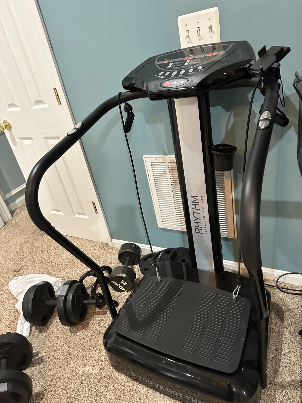 Axis Plate Whole Body Vibration Platform Training and Exercise Fitness