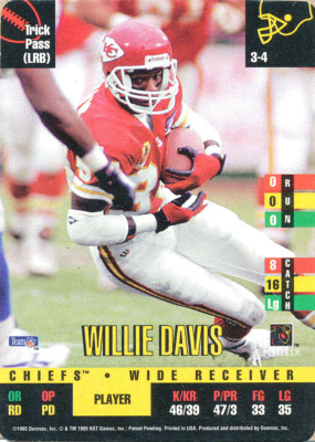 RED-ZONE Willie Davis CHIEFS Central Arkansas