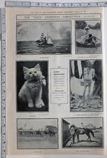 1910 INDIA PRINT CORACLE ON BAVANI RIVER CAMEL RACE DOG RIDING HORSE