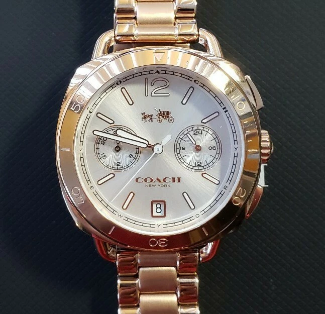 Coach tatum deals watch rose gold