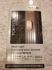 UPC 848507000150 product image for Portfolio Outdoor Black LED Outdoor Flush-Mount Deck Light Post Mounted 0048583 | upcitemdb.com