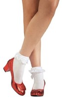 Rubie's Official Adult's Dorothy Sequin Shoes Wizard Of Oz - Red, Medium Rubie's Official Adult's Dorothy Sequin Shoes Wizard Of Oz - Red, Medium
