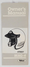 1 Vintage Bell Motorcycle MAG 4 Street Helmet Owners Manual Warranty Paperwork