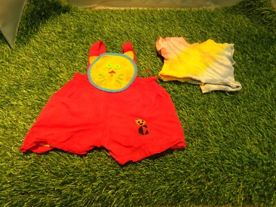 PUPPEN OUTFIT 12 ZOLL KINDER FARBFORMEN ROT SET