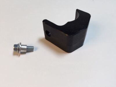 TM Designworks Black Front Lower Frame Chain Slider Guide For Honda TRX250R - TRX-LCG-BK