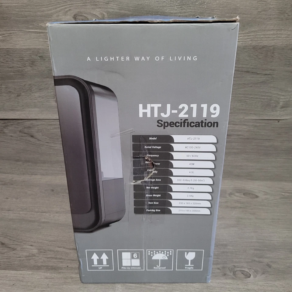 Elechomes HTJ-2119 Ultrasonic Humidifier 4.5L(1.19Gal) Vaporizer - Image 2 of 4