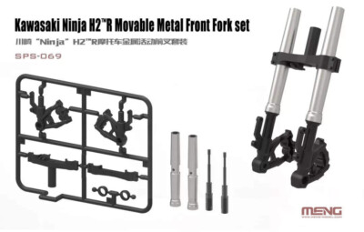 Meng Kawasaki Ninja H2R Upgrade Movable Metal Front Fork Set 1:9 Art. SPS-069