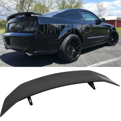 46'' Rear Trunk Spoiler Carbon GT-Style Racing Wing For Ford Mustang GT 2005-2009