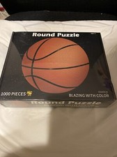 1000 Piece Round Puzzle 65X65CM Blazing With Color Jigsaw Puzzle Sealed In Box