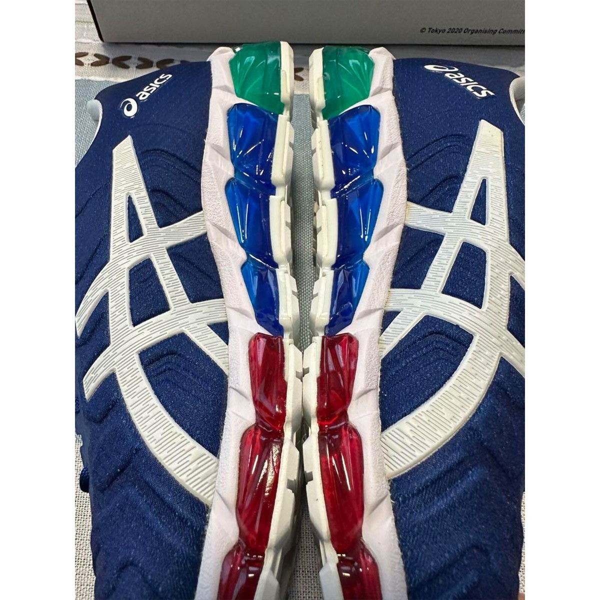 ASICS GEL-QUANTUM 360 5 EM NAVY 9.5 Tokyo 2020 Olympic Sneaker