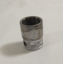 Snap On Tools F160 1/2" SAE 3/8" Drive 12-Point Shallow Socket Made in USA