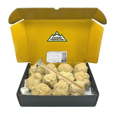 Break Your Own Geodes! BOX SET WITH HAMMER | Uncut Crystal Geode Specimen MEDIUM