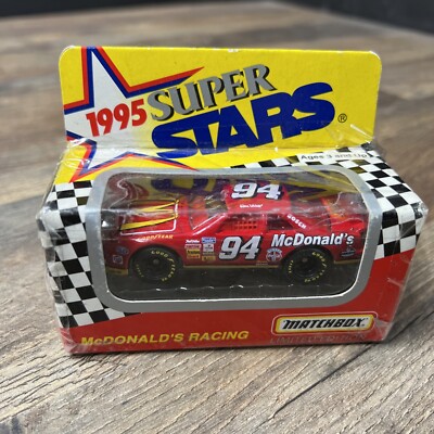 1995 Matchbox Super Stars Bill Elliott #94 McDonalds Racing Team Ford Taurus
