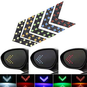 2pcs Car Auto Side Rear View Mirror 14SMD LED Lamp Turn Signal Light Accessories