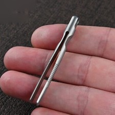 Mini Tweezers TC4 Clip Portable EDC Titanium Alloy Tweezers Nipper Outdoor Tool