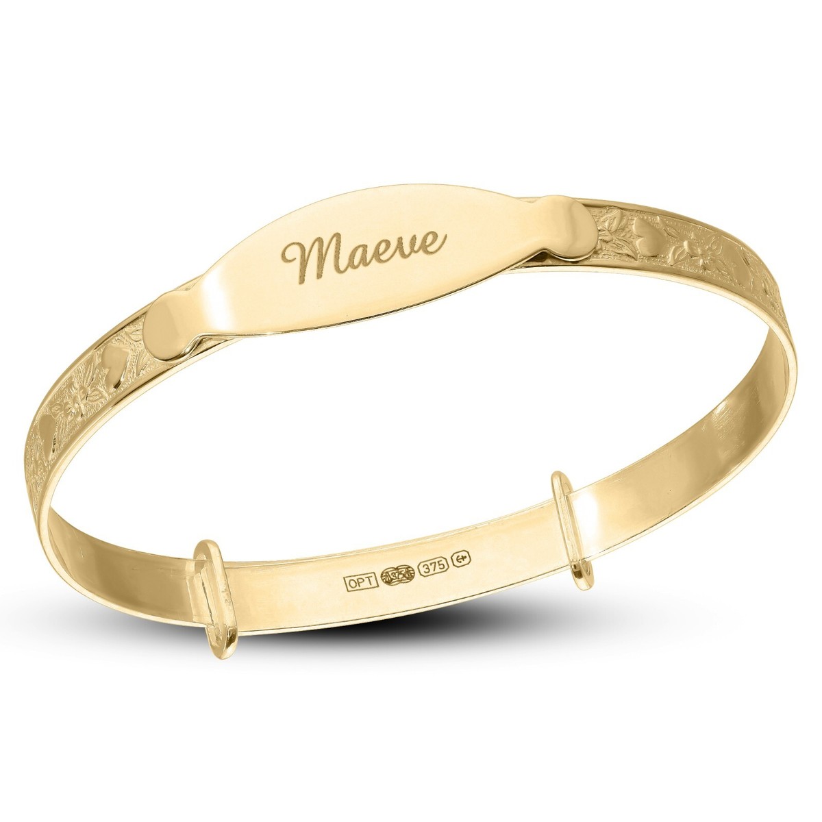 Jewelry Gold Baby Christening Bracelets Baptism Gift Infant