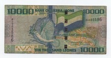 SIERRA LEONE 10000 2010 PICK 33A LOOK SCANS