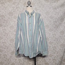 Eddie Bauer Men's Unisex Button Down Shirt Long Sleeve Size M