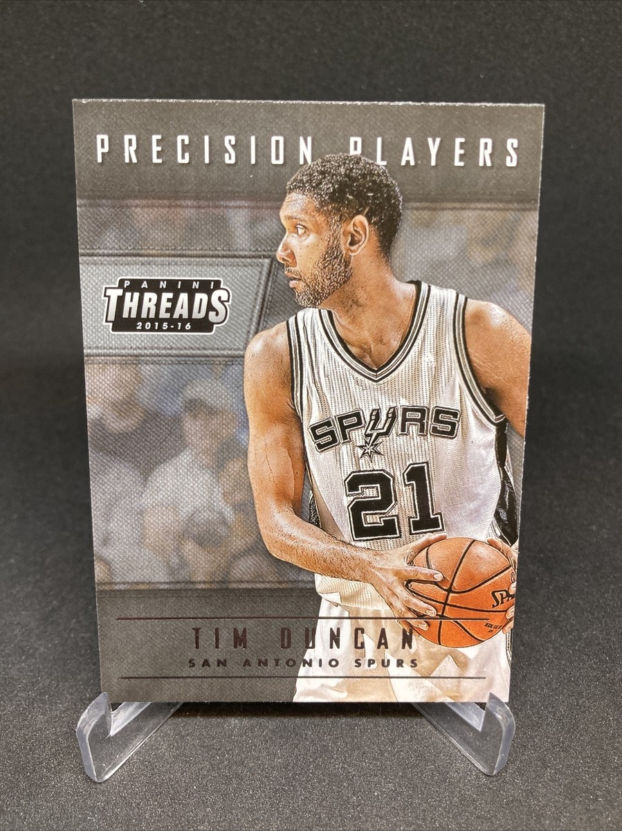 2015-16 Panini Threads Precision Players #12 Tim Duncan San 
