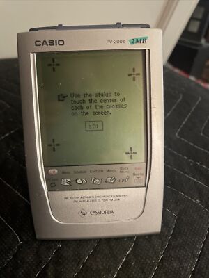 Casio PV-200 Pocket Viewer PC Companion Vintage.