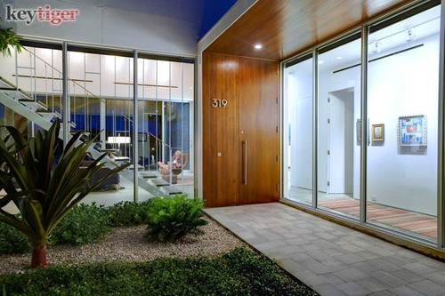 60 Inches Total Length Modern Stainless Steel Front Door Handle Back-to-Back - Picture 5 of 7