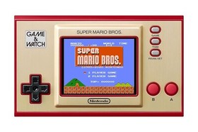 Nintendo Game & Watch Super Mario Bros Handheld Console Clock Brand New