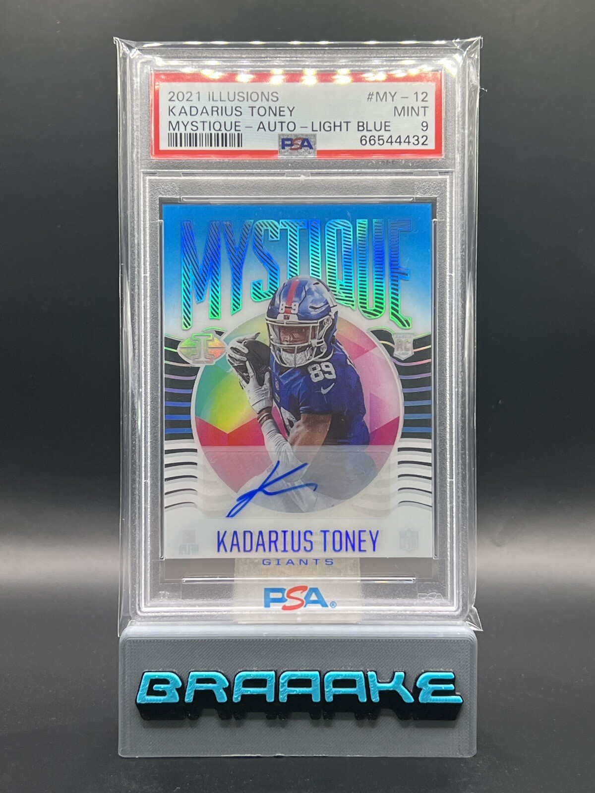 Kadarius Toney Panini Illusions Mystique #MY12 Light Blue