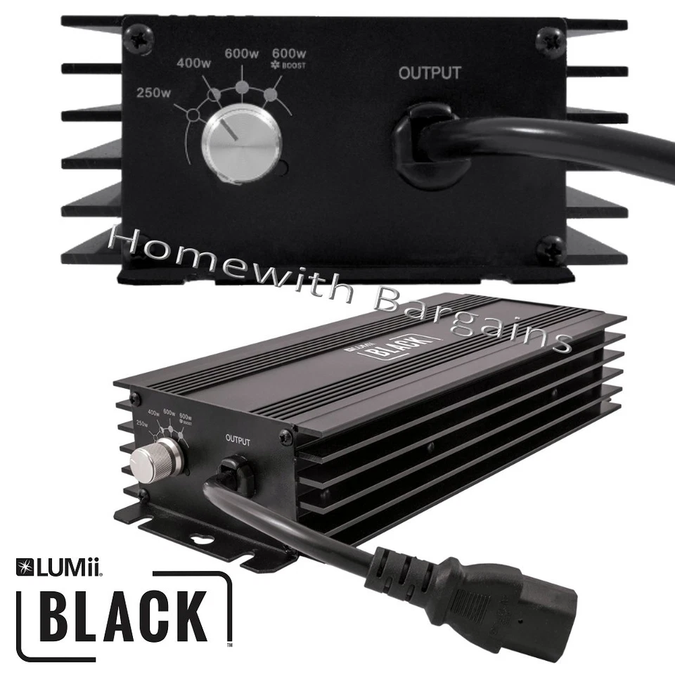 600w LUMii BLACK Electronic Digital Dimmable Ballast 250w 400w 660w Super Lumen  - Image 2 of 4