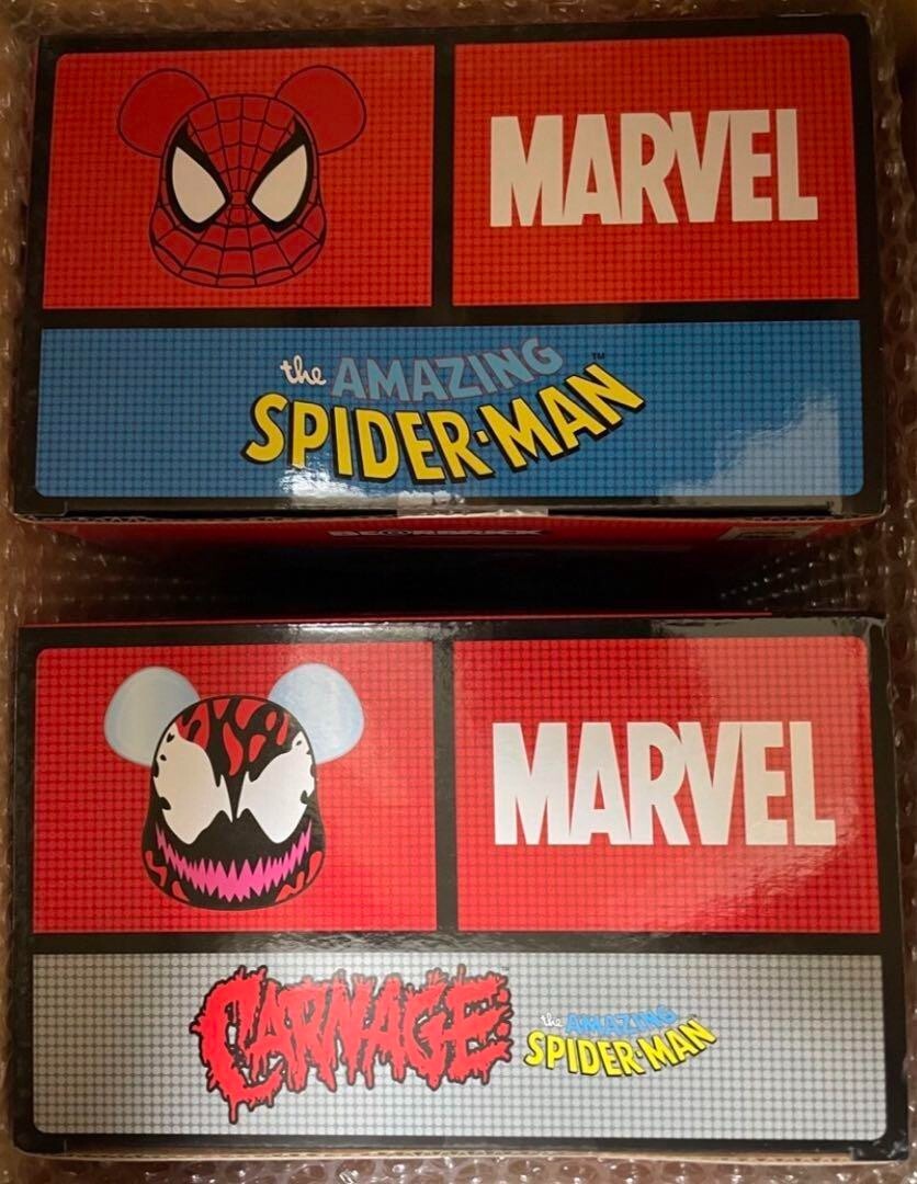 BE@RBRICK SPIDER-MAN(BEN REILLY)+CARNAGE 