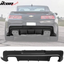 Fits 14-15 Chevy Camaro ZL1 Rear Diffuser Bumper Lip Lower Valance PP Spats Kit