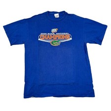 Florida Gators Final Four Champions T Shirt Adult Large Blue UF NCAA 2006