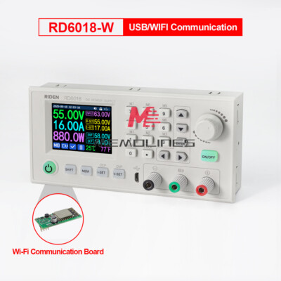 USB WiFi DC CNC Voltage Step Down Power Supply Buck Converter RD6018 RD6018W