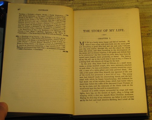 THE STORY OF MY LIFE by Hans Christian Andersen 1871 Author's Edition Hougton HC - Picture 15 of 15
