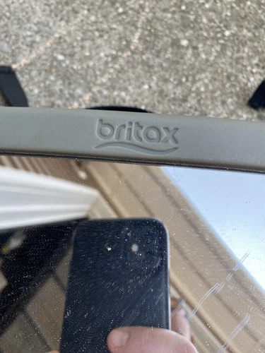 Britax Car Back Seat Mirror Infant Child View Rear Facing Gray 11” X 7” - Picture 6 of 13